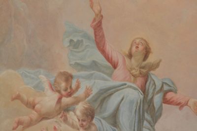 vierge peinte sur la coupole