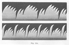 Gravure ancienne montrant les flammes