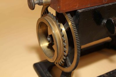 Détail de la roue dentée