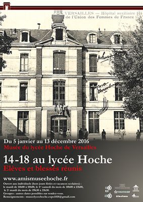 affiche exposition guerre 14-18 au lycée